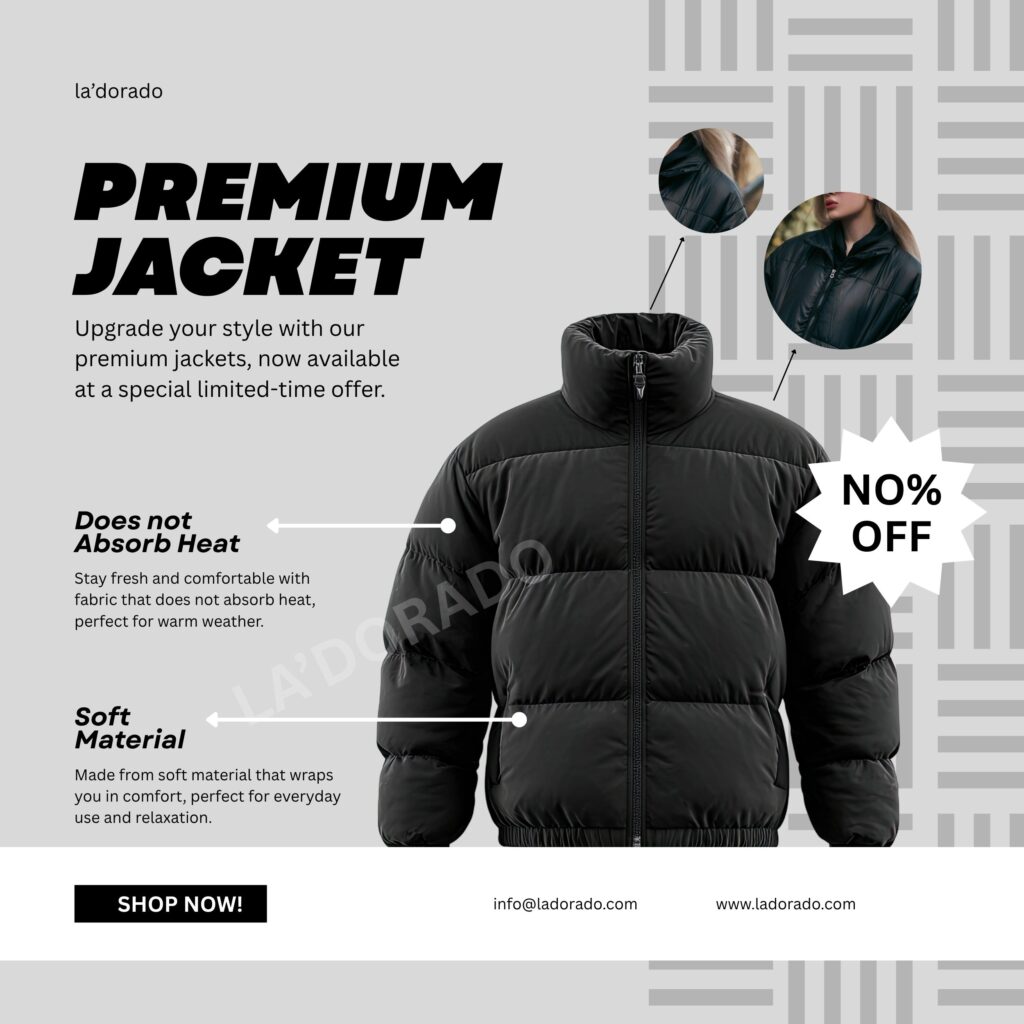 PUFFER JACKET HEAVY POLYFILL